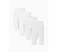 Lot De 4 Pantalons En Coton Unis/côtelés Multicolore 1/3M(54/60)