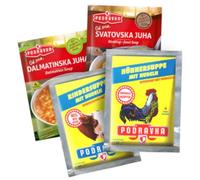 Lot de 4 paquets de soupes Pufai Grocery Podravka 58 g