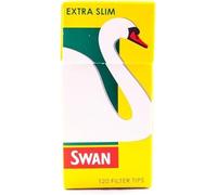 Lot de 4 paquets d'embouts de filtres Swan Bâtonnets prédécoupés extra fins [Cigarette Filtres à tabac]