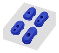 Lot de 4 Passe-Câbles pour Trottinette M365 / 1S / Essential / Pro / Scooter 3 Bleu