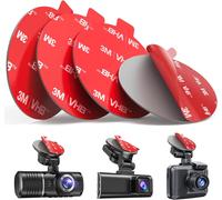 Lot de 4 pastilles adhésives 3M pour caméra embarquée-Résistantes à la chaleur-Double face-Extra puissant-Rondes-3M VHB-Pour pare-brise,Nextbase,Garmin,Dashcam-GPS-Support