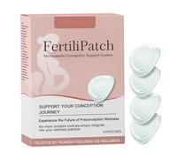 Lot de 4 patchs de grossesse à micro-aiguilles, solution de fertilisation douce pour la peau avec effet doux, accessoire de soins de bien-être, produit cosmétique avec design sûr, usage personnel pour