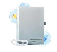 Lot de 4 patchs d'hydratation apaisants, nourrissants et fermes | Patchs individuels pour les yeux - Pour la peau, les bas de beauté, les voyages, la maison, Noël, les femmes et les filles