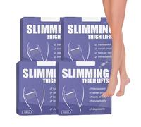 Lot de 4 patchs en cellulite pour jambes d'absinthe, ruban adhésif transparent invisible pour le corps, sculptant de belles jambes, contre la cellulite, bande de peau pour la peau flasque