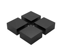 Lot de 4 patins anti-vibrations en caoutchouc pour machine à laver - Antidérapants - Pour appareils ménagers - Sèche-linge - Pour machine à coudre - Climatisation - Stabilisation des vibrations