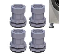 Lot de 4 patins anti-vibrations pour machine à laver - Pieds de support pour machine à laver - Coussinets d'amortissement des vibrations avec poignée de réservoir - Coussinets anti-vibrations pour