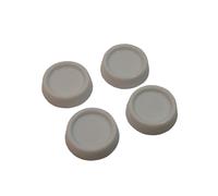 Lot de 4 patins anti-vibrations universels - WPRO - Accessoires pour machine à laver - Diamètre 4,5mm