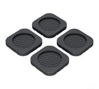 Lot de 4 patins antidérapants pour machine à laver, absorption des chocs en caoutchouc de silicone pour la stabilité et la réduction du bruit, supporte jusqu'à 300 kg, facile à installer pour la