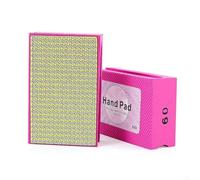 Lot de 4 patins arrière pour blocs de ponçage avec tampons en mousse grain 60/100/200/400, polissage à sec et humide, éponge émeri hautement élastique, pour verre, bois, marbre, métal (grain 60)