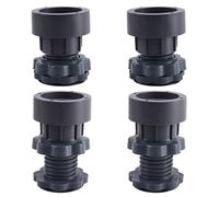Lot de 4 patins de pied for machine à laver, hauteur réglable, anti-vibrations, base de réfrigérateur, support fixe antidérapant, amortisseurs