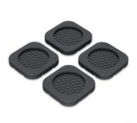 Lot de 4 patins de pieds de machine à laver antidérapants et anti-vibrations en caoutchouc pour appareils électroménagers