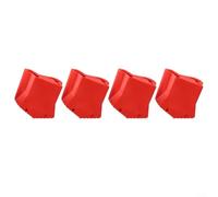 Lot de 4 patins de pieds d'échelle avec rainures profondes antidérapantes pour une utilisation sûre