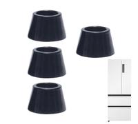 Lot de 4 patins en caoutchouc antidérapants pour meubles | Pieds en caoutchouc pour meubles, vis non incluses pour meubles, électronique et appareils électroménagers.