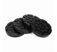 Lot de 4 patins en caoutchouc pour cric de sol avec géométrie moulée avec précision pour un alignement précis avec les points de selle de cric