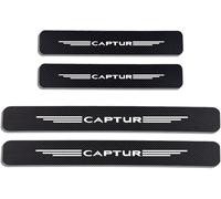 Lot de 4 patins en fibre de carbone pour autocollant de voiture, pour, film de protection seuil de porte de voiture, anti-rayures, accessoires décoratifs, blanc