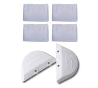 Lot de 4 patins pour Hayward Navigator pour Pool Vac AXV417WHP, kit d'ailettes en plastique, pièces de rechange pour piscines en béton et en plâtre, outil de nettoyage