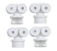 Lot de 4 patins pour rideaux IKEA VIDGA - Pièces de rechange - Système de crochets - Accessoires de rideau