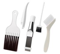 Lot de 4 peignes à condensateur pour climatiseur, nettoyeur de climatisation, sèche-linge à pompe à chaleur, brosse de nettoyage, peigne à condensateur, sèche-linge, nettoyage à lamelles pour