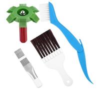 Lot de 4 peignes à condensateur pour sèche-linge, brosse de nettoyage pour sèche-linge, peigne à lamelles, pompe à chaleur, peigne pour climatiseurs, réfrigérateurs, évaporateurs