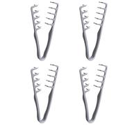 Lot de 4 peignes de texture, peigne à dents larges, outil de volume pour racines, peigne de coiffage de cheveux, peigne à dents larges pour femme 22,5 x 10,5 x 2,4 cm