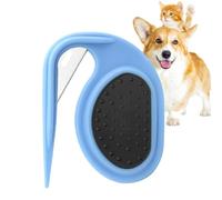 Lot de 4 peignes pour chien - Séparateur de tapis pour animaux de compagnie, outil de démêlage | Peigne à cheveux efficace à nœud ouvert et sous-poil pour animaux de compagnie à poils longs, 6,7 x 4
