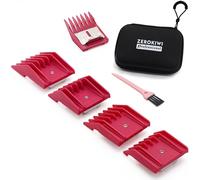 Lot de 4 peignes universels professionnels de rechange pour tondeuse d'animaux de 6,3 mm, 0,3 cm, 0,9 cm, 1,2 cm, compatible avec les tondeuses Oster A5 Style Classic 76 Andis AG, BG Wahl KM Series