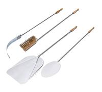 Lot de 4 pelles à pizza en acier inox AISI 430