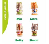 Lot de 4 personnages famille Nutnut - VULLI - Les Klorofil : Nutnut - Mixte - Bébé - À partir de 18 mois