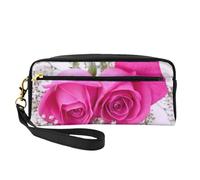 Lot de 4 petites trousses de maquillage de voyage pour femme Rose, Noir , Taille unique, Trousse de maquillage