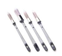 Lot de 4 petits pinceaux de peinture pour murs - Outils de peinture parfaits pour les plinthes, coins de maison
