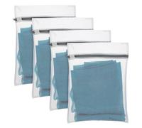 Lot de 4 petits sacs à linge en maille pour linge délicat, mini sacs durables pour lingerie, sous-vêtements, chaussettes, vêtements de bébé, 30 x 20 cm
