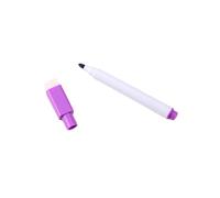 Lot de 4 petits stylos noirs colorés à base d'eau avec marques de graffiti, papeterie créative - tige violette (noyau violet)