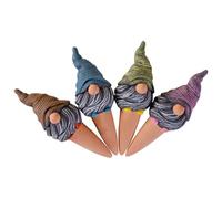 Lot de 4 pics d'arrosage automatiques pour - Arroseur pygmy nain en terre cuite - Pour l'intérieur et l'extérieur, le jardin, la cour, la pelouse, les jardinières