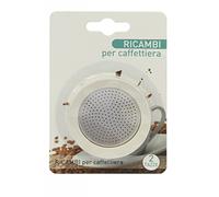 Lot de 4 pièces 3 joints + 1 siège pour machines compatibles moka compatibles avec les bialetti Pedrini (2 tasses)