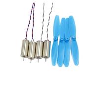 Lot de 4 pièces 8,5 mm x 20 mm 8520 CW CCW 3,7 V sans noyau pour démarreur électronique QX80 QX95 QX110 FPV RC Quadcopter Drone Pièces WWECCQIJ (ensemble noir)