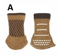 Lot De 4 Pièces De Chaussettes Antidérapantes Pour Pieds De Chaise, Gants En Tissu, Protection De Sol, Chaussettes En Laine Tricotée, Pour Meubles De Table