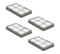 Lot de 4 pièces de rechange en maille d'aspiration élevée pour aspirateur - Lavables - Pour entretien anti-poussière - PP de qualité alimentaire