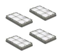 Lot de 4 pièces de rechange en maille d'aspiration élevée pour aspirateur - Lavables - Pour entretien anti-poussière - PP de qualité alimentaire