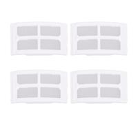 Lot de 4 pièces de rechange lavables pour aspirateurs robotiques - Boîte lavable pour réservoirs d'eau - Accessoires pour boîte d'eaux usées - Pièces de filtration