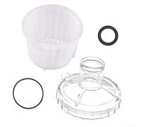 Lot de 4 pièces de rechange pour filtre à sable modèles 58397 58515 58516 58634, comprend un couvercle de panier et des joints toriques, kit de réparation ABS pour l'entretien du système de filtration