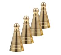 Lot de 4 Pièces Moule à Parfum Conique, Outil DIY, en Cuivre | Format Compact et Léger, Presse la Forme, Pratique à Transporter, Accessoire pour Cônes de Parfum