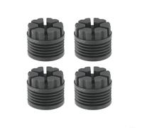 Lot de 4 pieds anti-vibrations pour Bambu Lab X1 et P1P - Coussinets en caoutchouc absorbant les chocs pour réduire le bruit et secouer le bureau - 100 x 80 x 30 mm - Noir