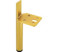 lot de 4 pieds de meuble 15cm acier pieds de table cônes pieds de meuble supports de meuble en métal table à manger bureau or