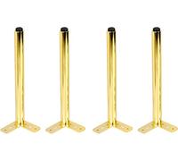 Lot de 4 Pieds de Meuble En Métal, Pieds D'Armoire Cylindriques En Fonte, Pieds de Table de Bureau Réglables, Métal Robuste ? Design Industriel, Réglable : 1 Cm, Charge Maximale : 1 000 Kg/D/20Cm/7.9I