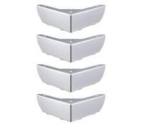 Lot de 4 pieds de meubles à forte charge - En métal - Pour la maison et le jardin - Cadre de support triangulaire pour canapés, tables, armoires, installation à faire soi-même, adaptés aux sols
