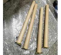 Lot de 4 pieds de meubles en bois naturel, hauteur réglable de 10 cm, parfaits pour tables, chaises, armoires, canapés, meubles TV et tables basses - Décoration d'intérieur polyvalente