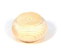 Lot de 4 pieds de meubles en bois pour meubles et armoires (diamètre 95 mm)