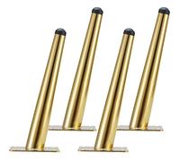 Lot de 4 pieds de meubles en métal inclinés réglables pour canapé, armoire et table basse, pieds coniques de rechange pour décoration d'intérieur et modernité