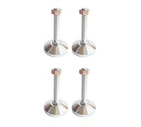 Lot de 4 pieds de nivellement réglables pour meubles lourds - Pieds de table rotatifs pour plus de stabilité - Hauteur réglable pour tables et chaises (M24 x 100 mm)