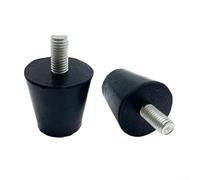 Lot de 4 pieds de placard filetés M10 - Hauteur réglable - 50 mm - Pour | Élévateur ergonomique de 5,1 cm, pour filetage M10, support stable, idéal pour les canapés et les chaises de salle à manger